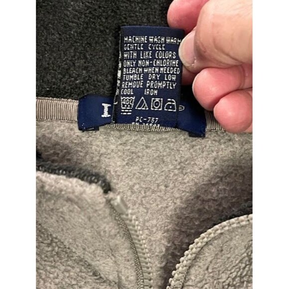 Izod Mens Gray Fleece Vest Zip-Up Sleeveless Jacket L Size - Picture 4 of 16